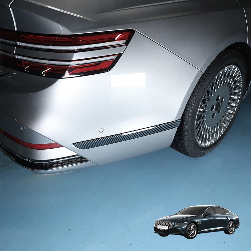 Dành Cho Genesis G80 RG3 2025 2026 G80 Xe Điều Chỉnh Hàng Phía Sau Cả Hai Bên Bao Viền Trang Trí Dải