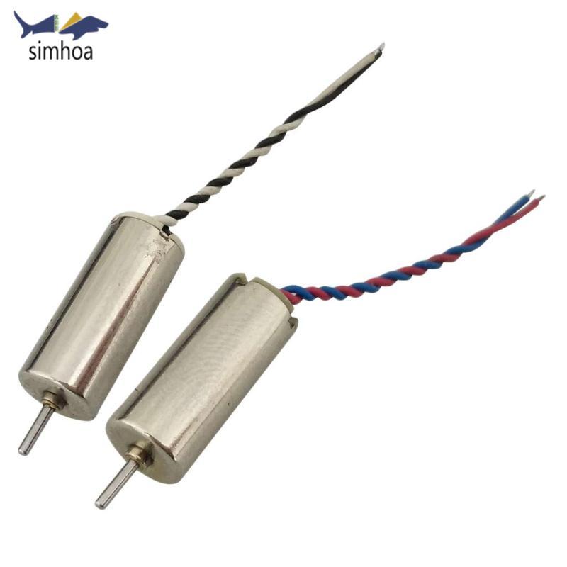 Simhoa 2 Miếng Drone Máy Điện CW CCW Động Cơ Động Cơ Cho RC H36 Đồ Chơi Mô Hình