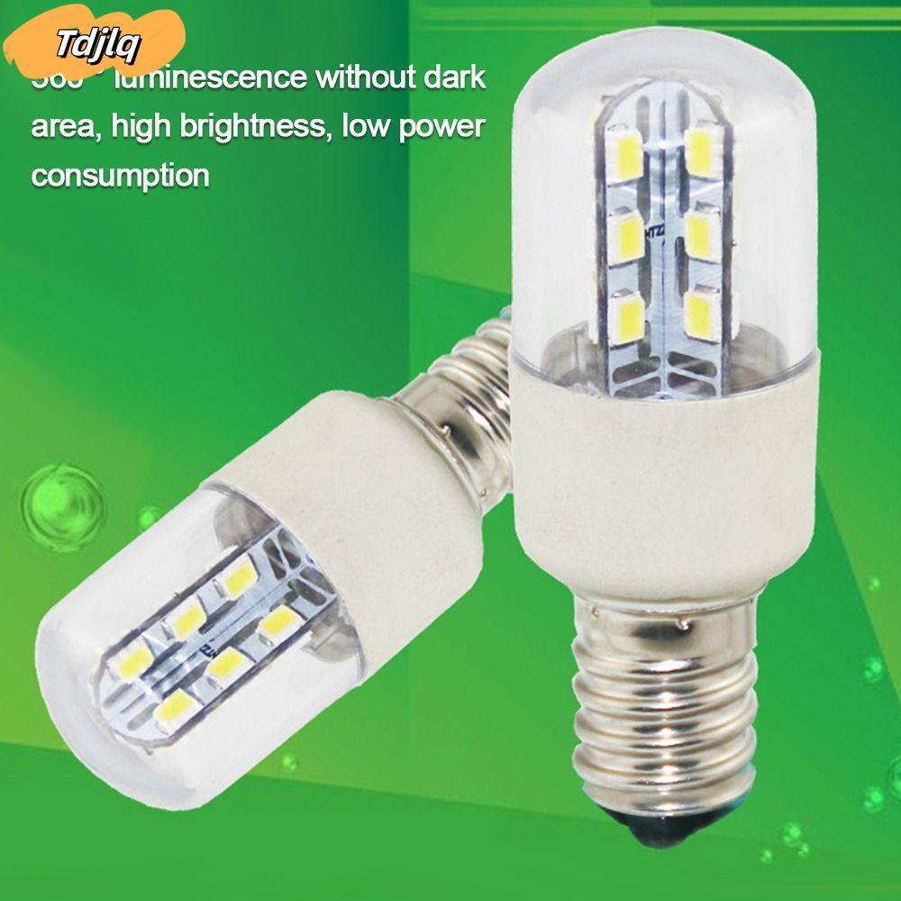 TDJLQ Tủ Lạnh Chiếu Sáng Nhà 110V 220V E12 E14 Kết Nối Đèn LED Trắng