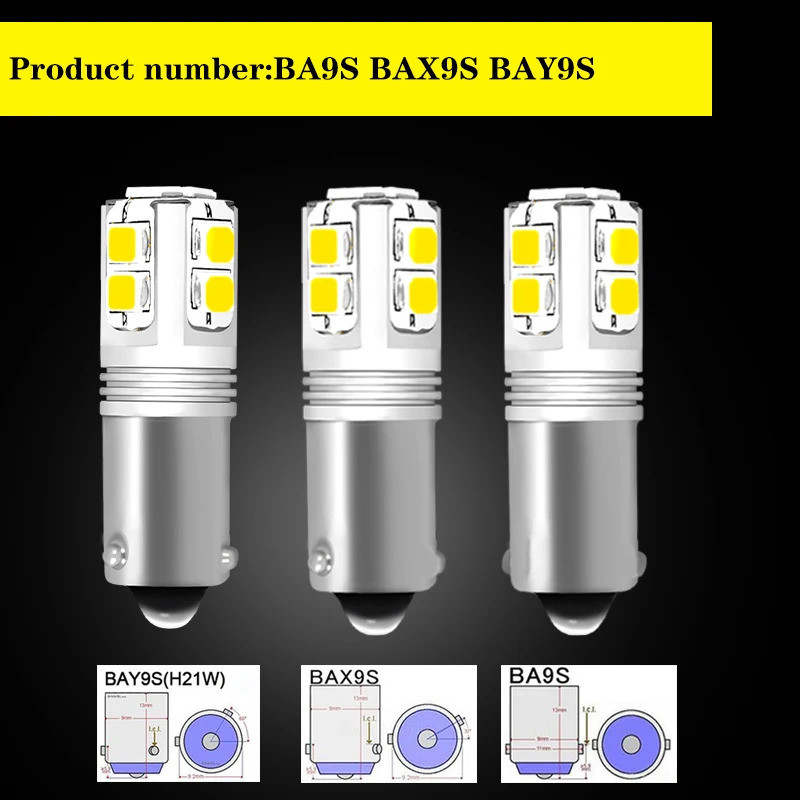 Bóng đèn LED Gtinthebox Canbus H21W BA9S BAX9S BAY9S để dự phòng Đèn lùi / Đèn đỗ xe / Đèn biển số /