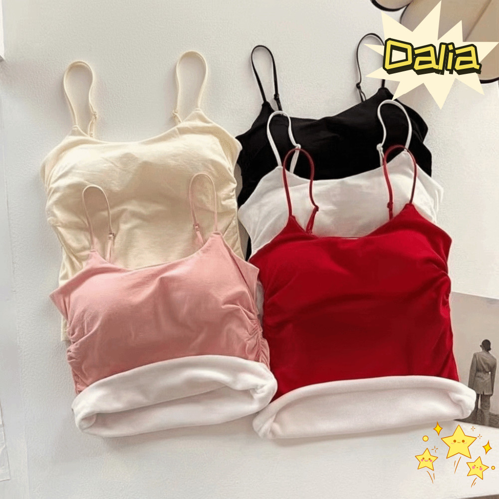 Xe tăng nữ DALIA kèm áo giữ nhiệt và crop top mỏng cho thu đông