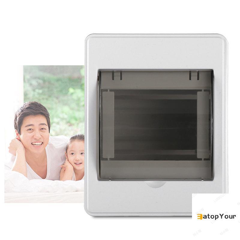 EatopYour 2-4Ways Hộp Nối Ngoài Trời Trong Suốt Nhựa Chống Thấm Nước Hộp Phân Phối Điện Ngắt Mạch AB