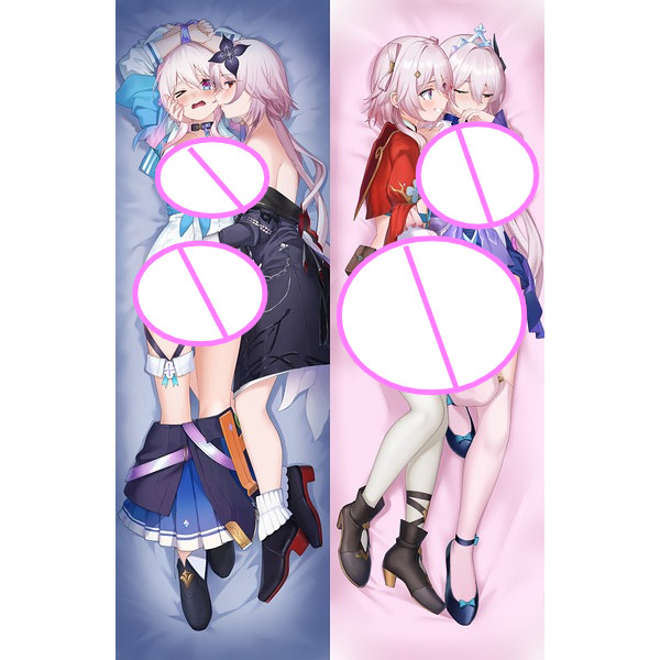 Star Rail March 7th & Evernight Dakimakura 2WAY Hing Body Case Anime Otaku Gối Đệm Quà Tặng