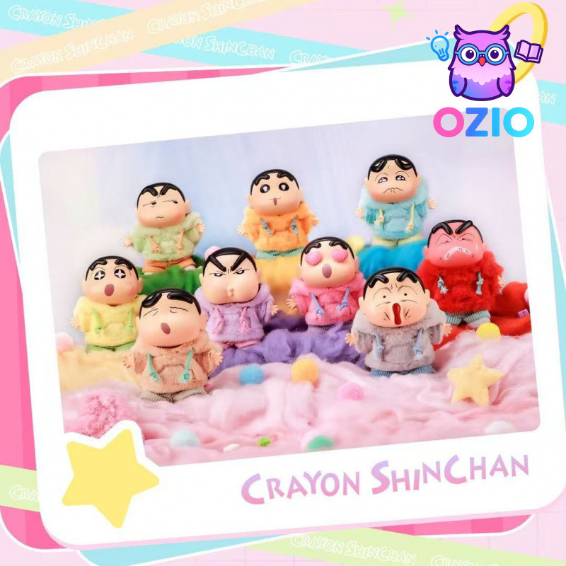 Giảm Giá [Chính Hãng] Crayon Shin-Chan Cảm Xúc Dopamine Sang Trọng Quyến Rũ Vui Cảm Xúc Gói Crayon S
