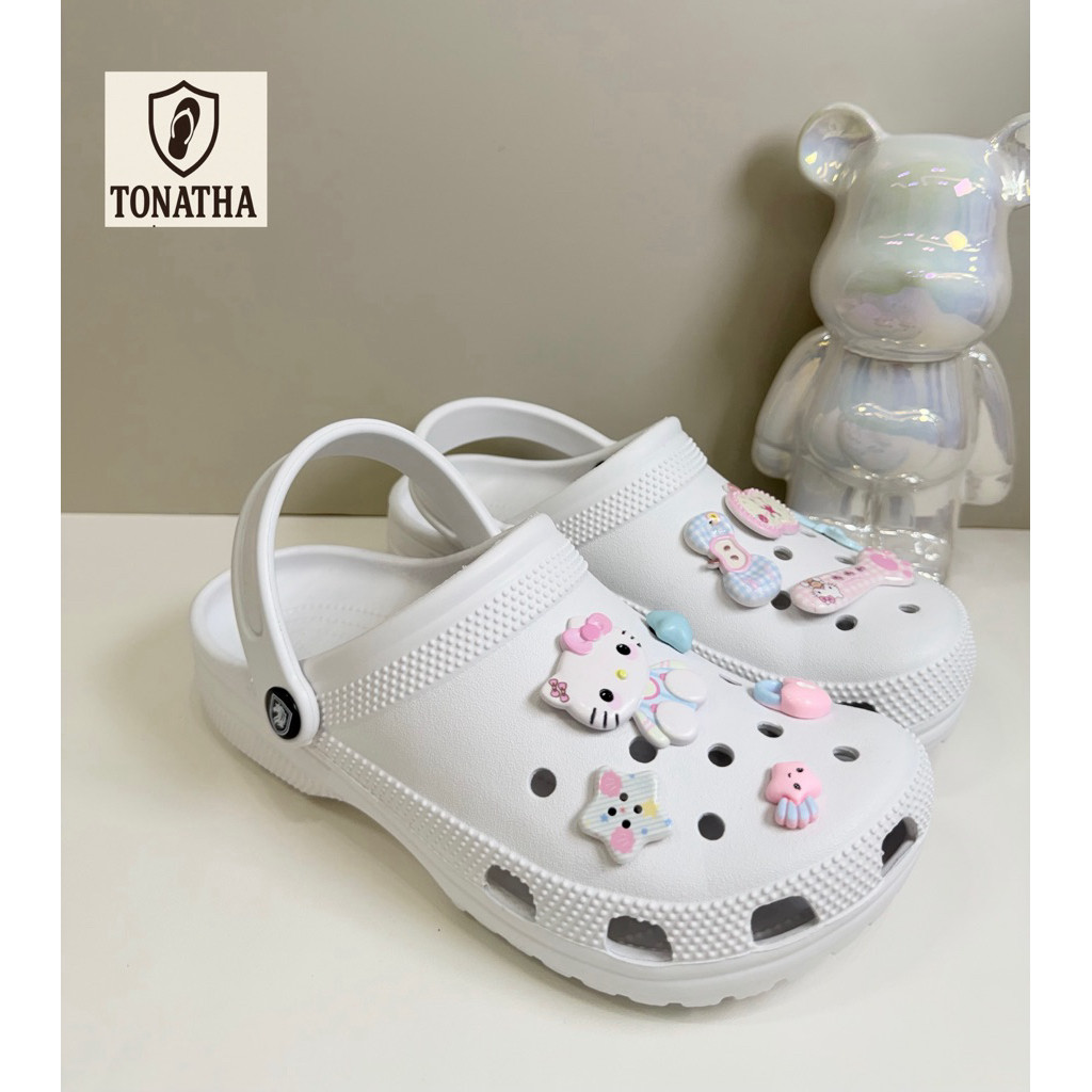 m1 Dép sục TONATHA –nhẹ êm,  chất liệu  EVA  cao 3,5 cm  phù hợp Nam -Nữ  và bigsize( size Nữ có kèm cham ( TLA 12)