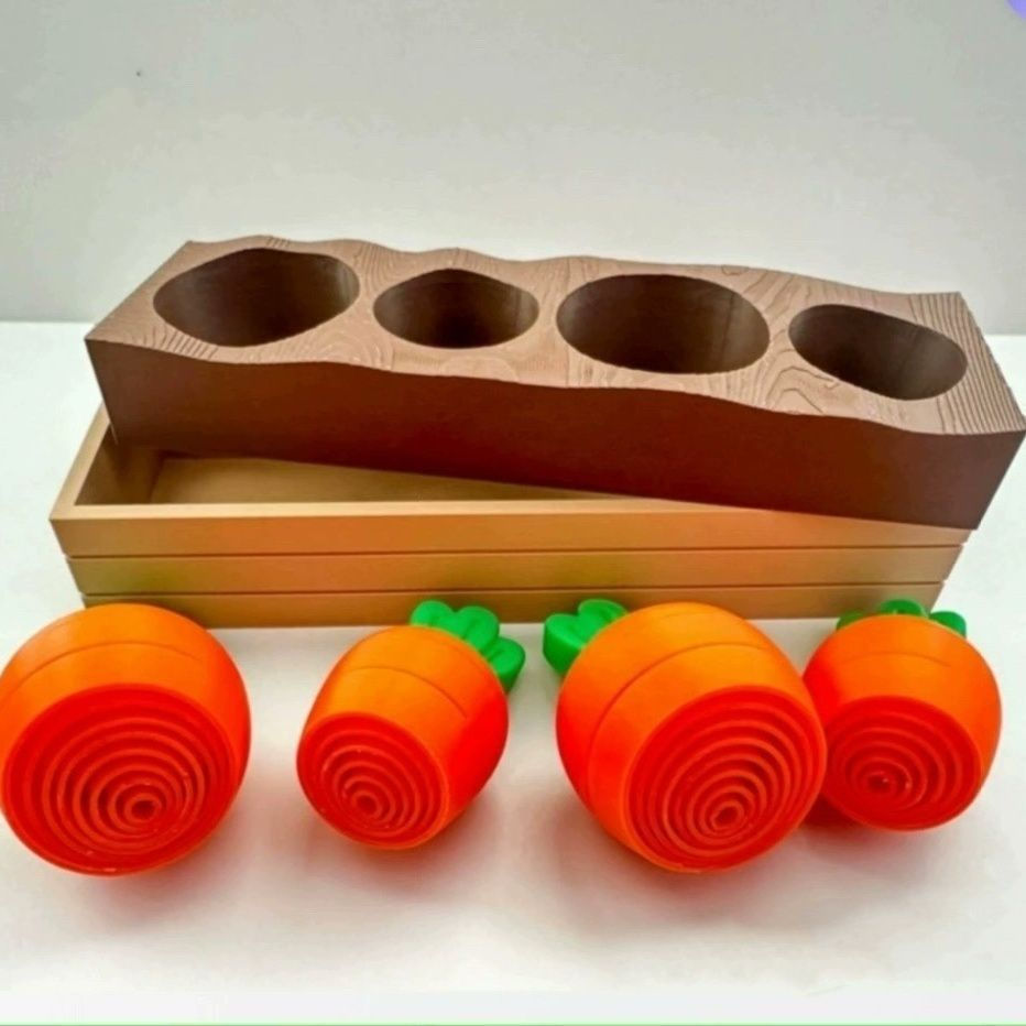 New Product#3D Printed Hot-Selling New Product Telescopic Carrot Internet Celebrity Stress Relief Cr