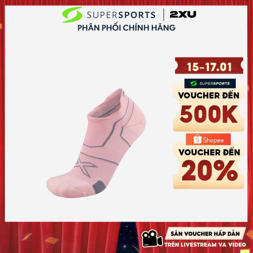 Vớ Thể Thao 2XU Vector Cushion - Hồng - UA5043e-DYP/GRY