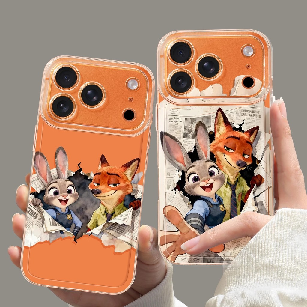 Ốp lưng Zootopia Fox Rabbit iPhone 17-13