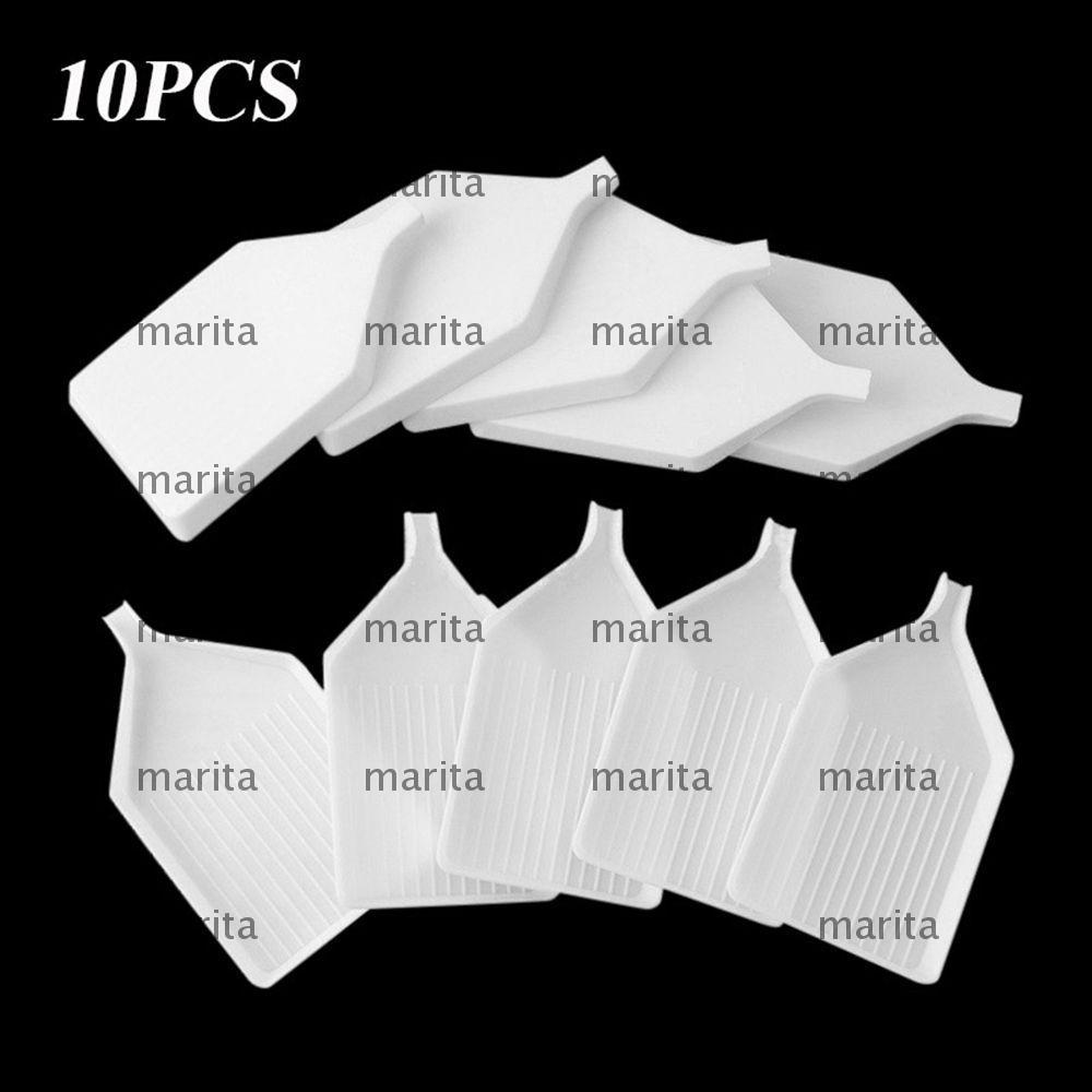 MARITA 10 Tấm Khay Thêu Vuông Nhựa