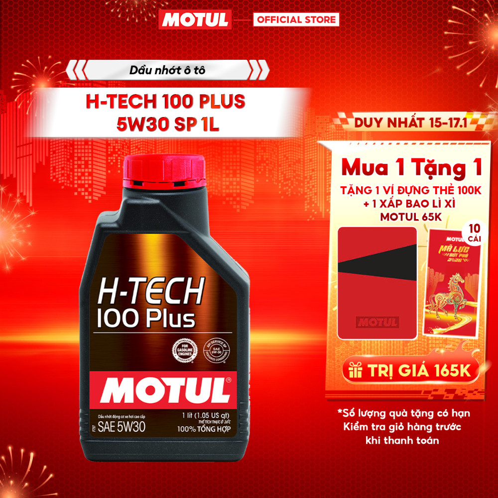 Dầu nhớt xe ô tô MOTUL H-TECH 100 PLUS 5W30 SP 1L