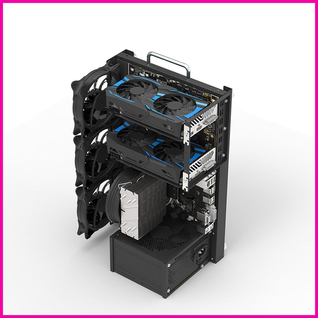 PC Test Bench Open Air Frame Set ATX Mini ATX Gaming Pc Case ép xung dọc Khung nhôm mở khung xe lrnv