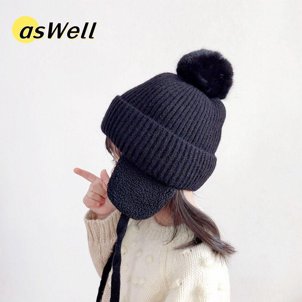 Mũ bịt tai ASWELL Mũ Cashmere thời trang dễ thương chống gió