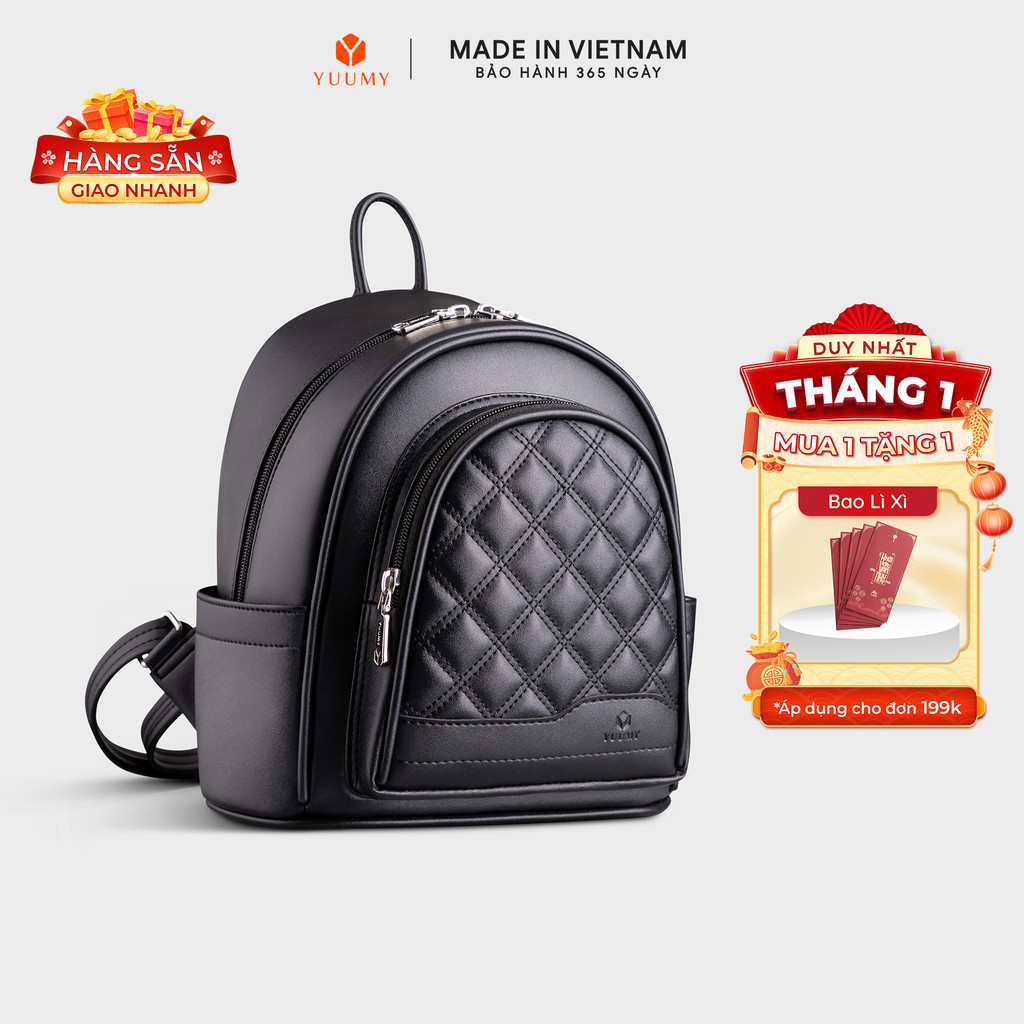 Balo Yuumy (Thời trang nữ tiện lợi cỡ trung - Balo da Seasand YBA65) Bagsmart