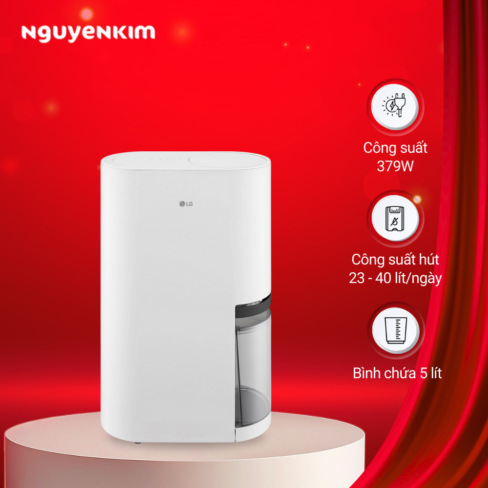 Máy hút ẩm LG Dual Inverter 40L Mojave DD23GMWE1