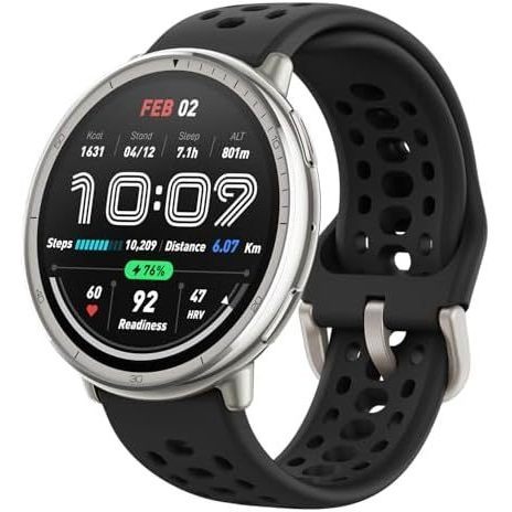 Máy theo dõi sức khỏe đồng hồ thông minh cao cấp Amazfit Active 2 (Vuông) cho Android & IPhone, Pin 