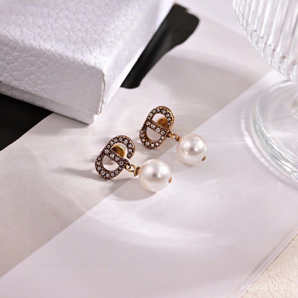 Bông tai phong cách hợp thời trang họa tiết kim loại GOP1