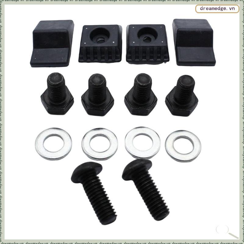 [dreamedge] Bộ đệm chặn thân cây Kim loại cao su 1247580044 Thay Thế W124 A124 4x Kẹp Mới Cốp Dừng Đ