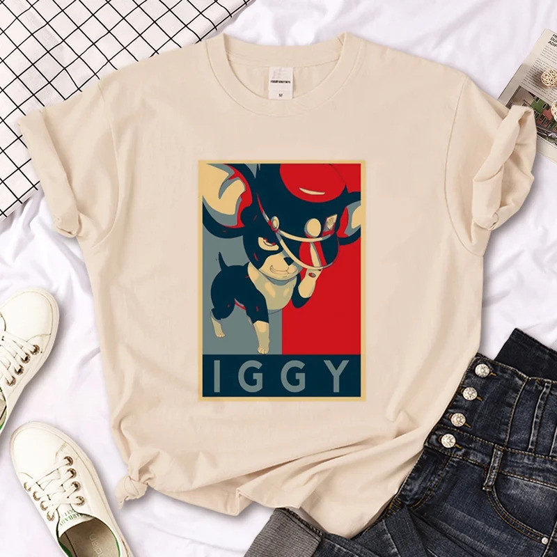Bán Chạy Nhất Thời Trang Mới Iggie Jojo Iggy Áo Thun Thiết Kế Dành Cho Nam Anime Dạo Phố Quần Áo Nam