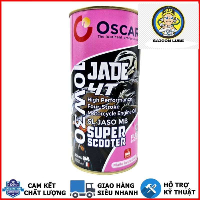 Nhớt xe ga Oscar Jade Scooter 10W30 800ML nhập khẩu UAE