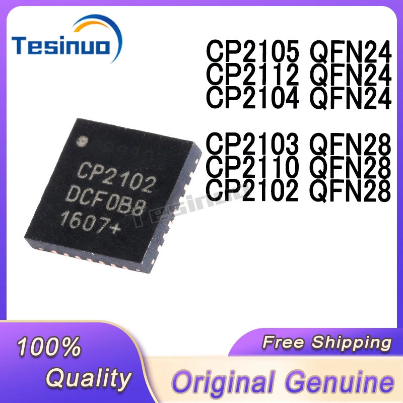5 CHIẾC CP2102 CP2110 CP2103 QFN28 CP2112 CP2104 CP2105 QFN24 chip Còn Hàng