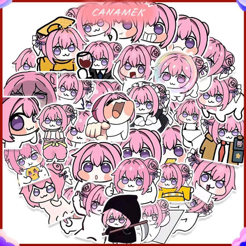 CANAMEK 50 Cái Doro DIY Thêu Sò Điện Thoại Hành Lý Ván Trượt Đề Can Chống Thấm Nước Nikke Doro Búp B