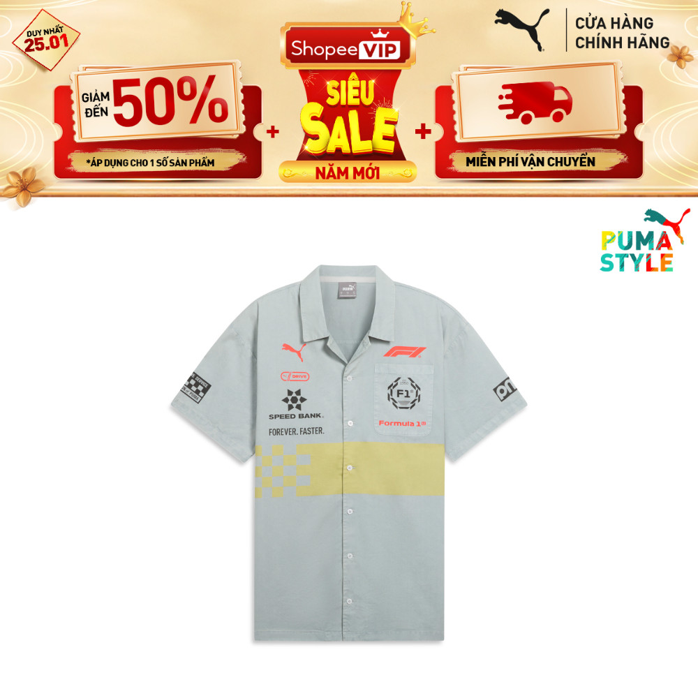 Áo Thun Thể Thao PUMA Nam F1 Racing Shirt Feather