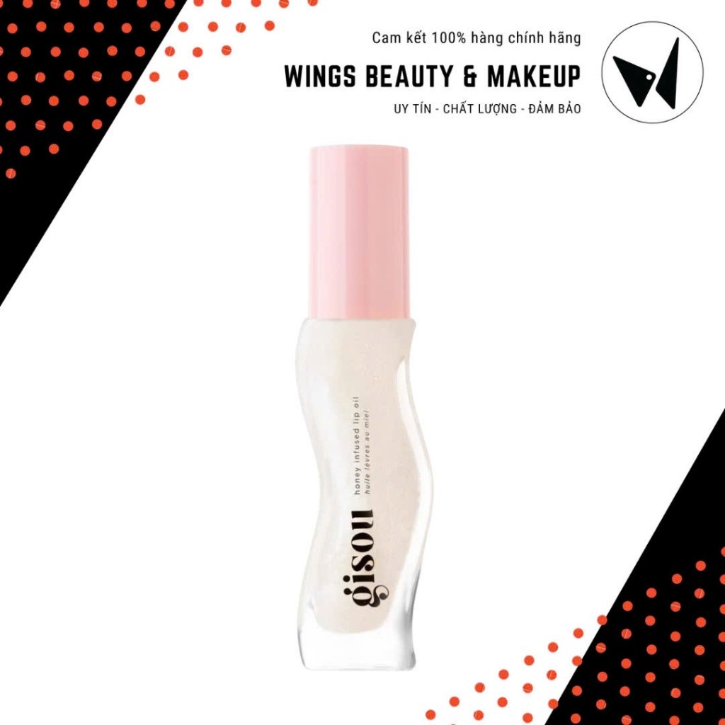 GISOU - Son kem bóng Honey Infused Lip Oil 8ml [auth]