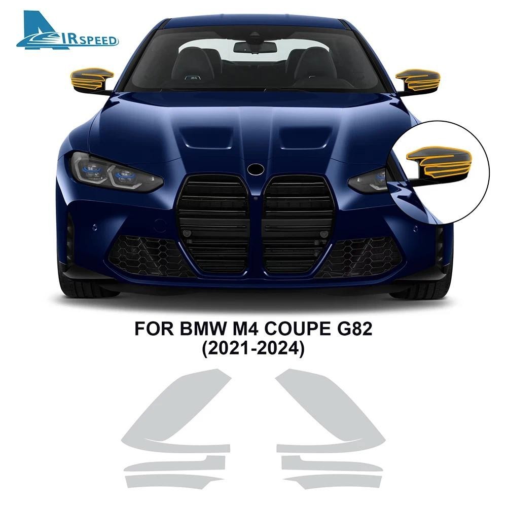 AIRSPEED PPF TPU cho BMW M4 Coupe G82 2021-2024 Sơn Bảo Vệ Phim Cắt Trước Xe Áo Ngực Trong Suốt Chiế