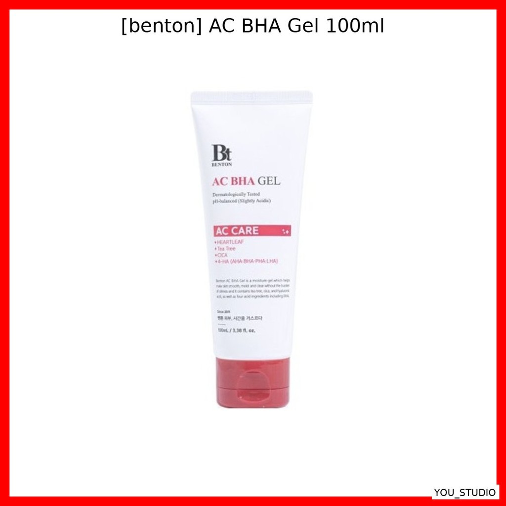 [benton] Gel AC BHA 100ml / Gel AC BHA Hàn Quốc / Công thức tẩy tế bào chết / Chính hãng 100% của YO