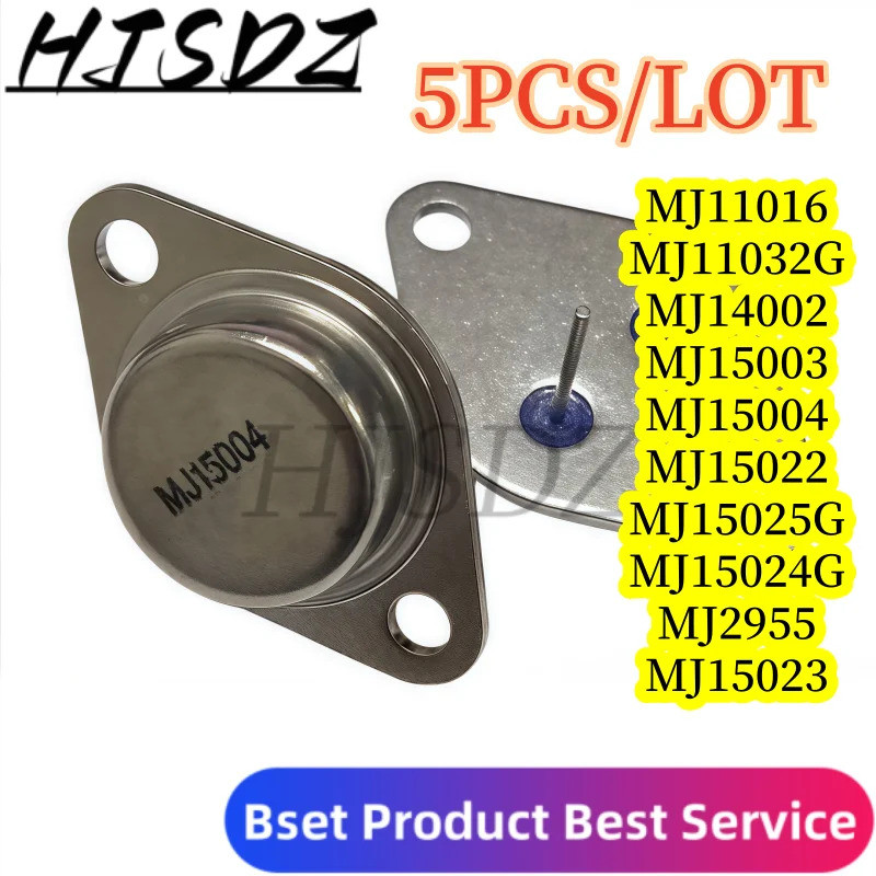 5 CÁI MJ11016 MJ11032G MJ14002 MJ15003 MJ15004 MJ15022 MJ15023 MJ15024G MJ15025G MJ2955 Vàng kín TO-