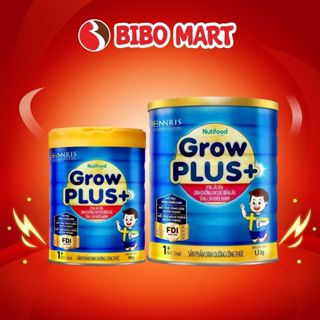 Sữa Bột Công Thức Growplus+ Xanh Cho Bé 1-2 Tuổi Lon 900g/ 1,5Kg Hỗ Trợ Dinh Dưỡng - Bibo Mart