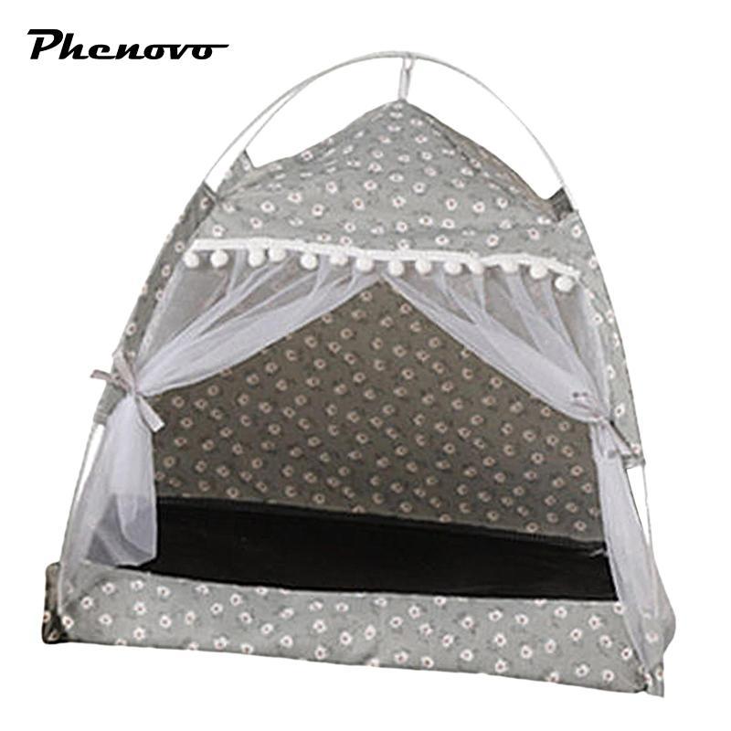 Pet Cat Dog House Kennel Puppy Kitten Cave Giường Ngủ Thảm Ấm Tổ Nệm