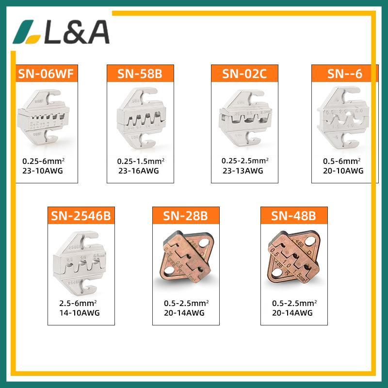 L & A SN Crimping Tool Kìm Crimp Jaw 4mm Slot Jaws SN-SN-2546B / 02C / 6 / 58B / 58BS / 06WF / 2549 