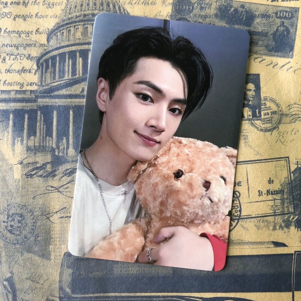 Enhypen yzy4.0 JAY Photocard Hug Bear Card