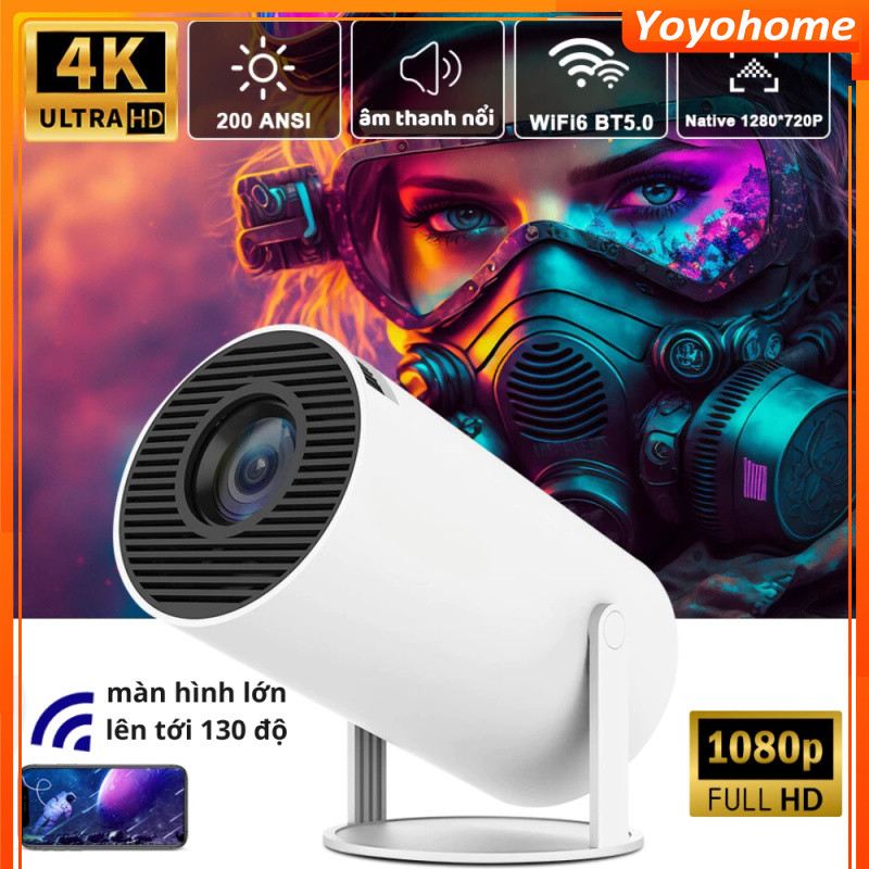 [🚚 Free shipping]Máy chiếu mini HY300 / HY320 / HY320 Mini Full HD android 11.0 độ sáng 300 ANSI lum