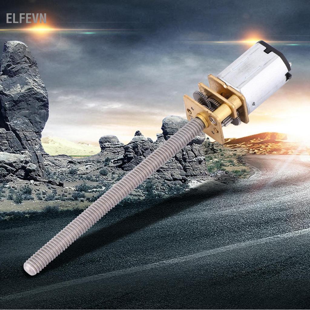 Elfevn Aumotop Gear Motor N20 Phụ kiện vít bi để giảm tốc độ gia công chính xác 6-12V Các dự án DIY 