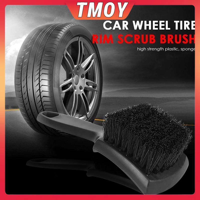 TMOY Car Wheel Tire Rim Scrub Brush New Auto Detailing Brush Wash Cleaning Tool TMOY