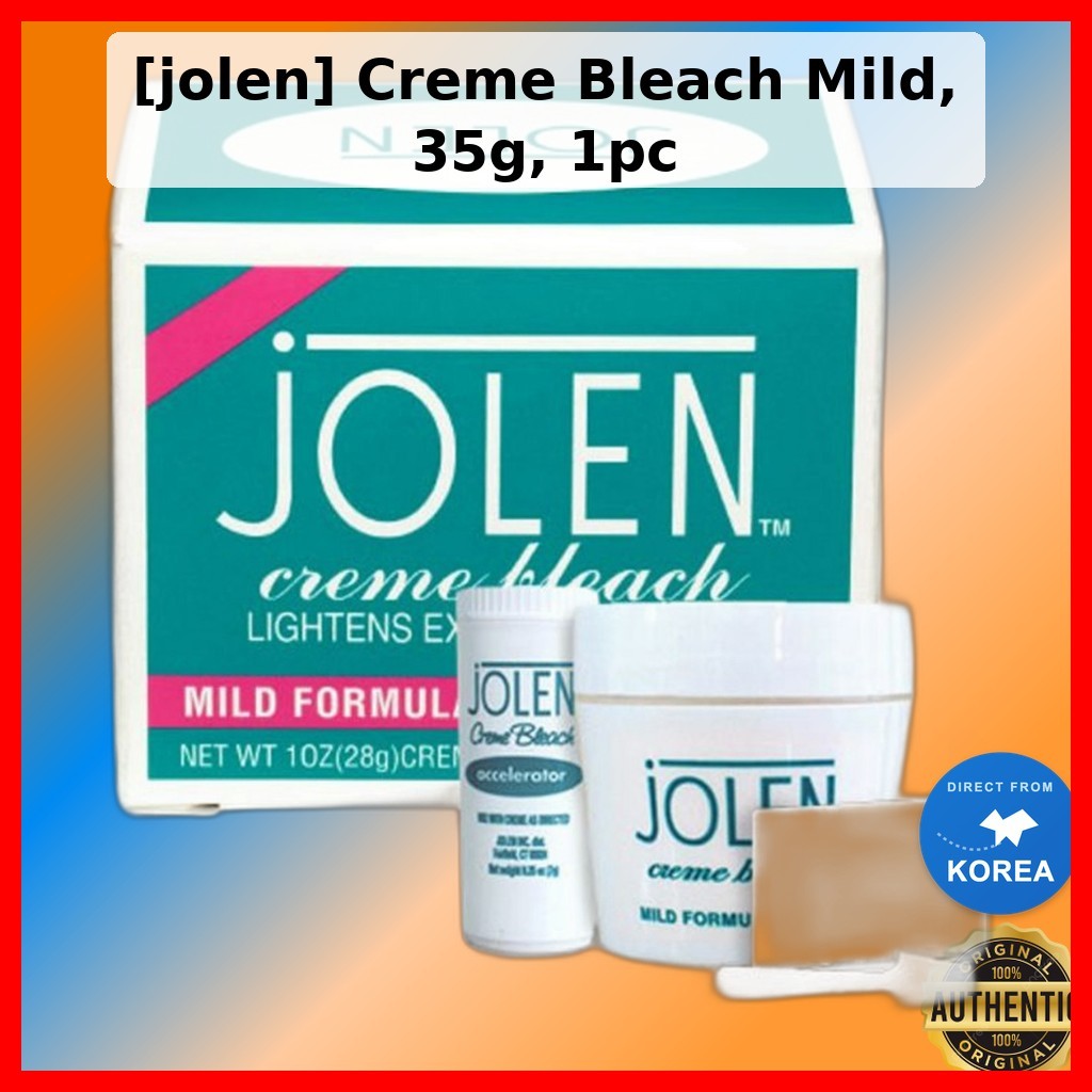 [jolen] Creme Bleach Mild, 35g, 1pc / Tẩy trắng Creme Hàn Quốc / Công thức nhẹ / Chính hãng 100% của