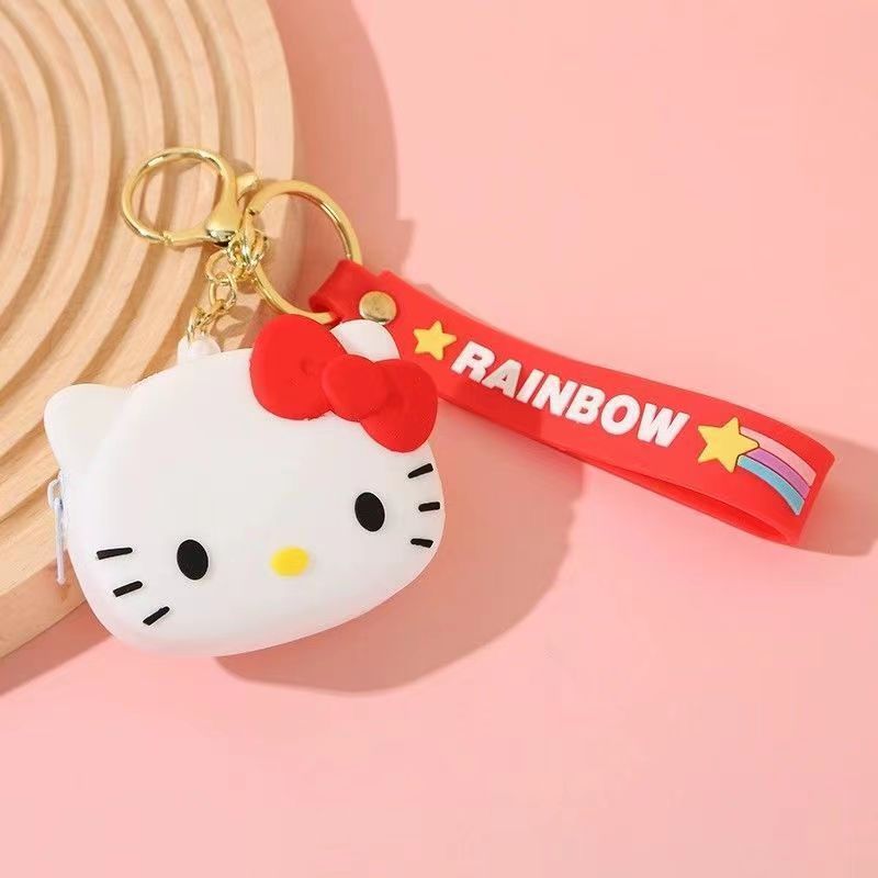 Túi trẻ em Hello Hello Hello Hello Kitty Messenger Túi đeo vai Đồng xu Túi nhỏ Ba lô Mini