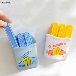 GENENIC 6 Cái Máy Làm Đá Viên, Tự Chế Có Hộp Bảo Quản May Mắn Ký Khuôn Đá Viên, Dụng Cụ Thanh Tổ Chức Đá Chống Dính Hình Chữ Nhật Thiết Thực