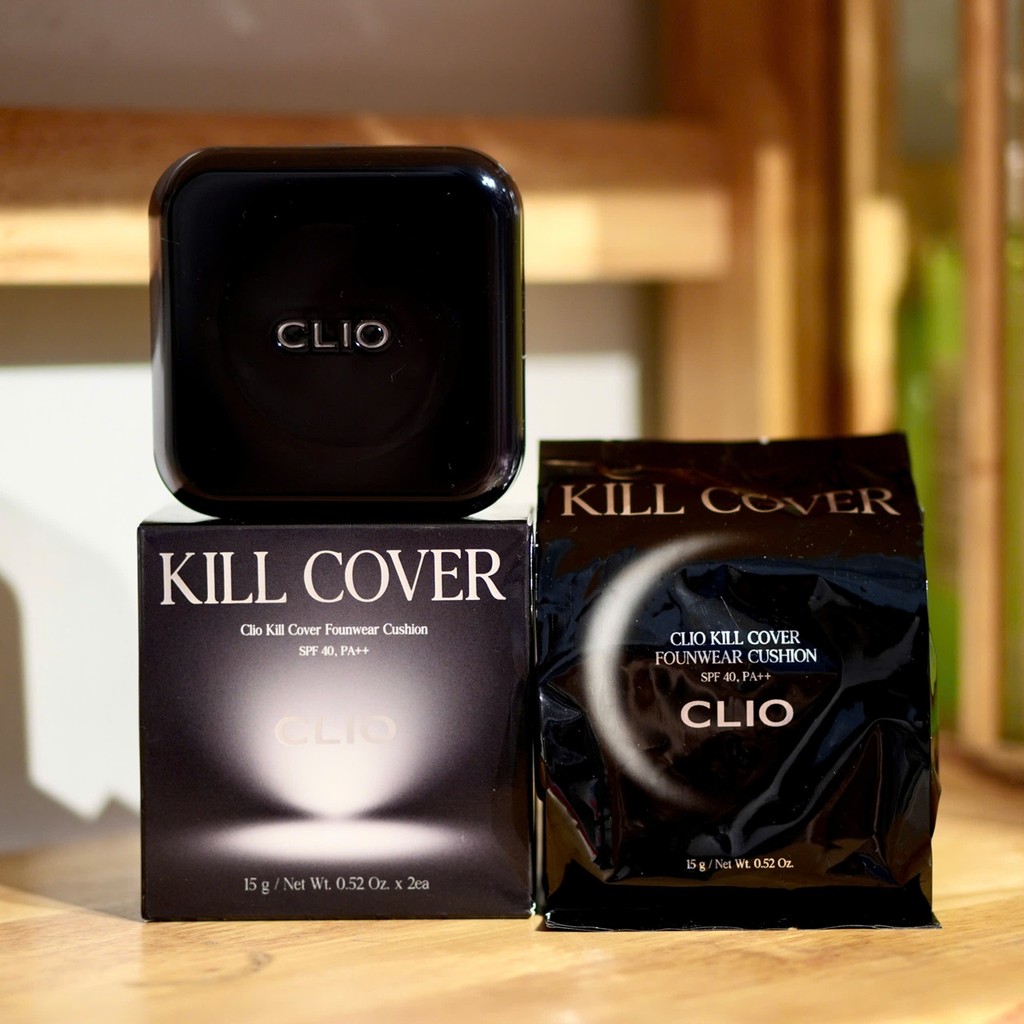 Cushion Phấn Nước Clio Kill Cover Founwear Cushion SPF40 PA++ - Kèm Lõi
