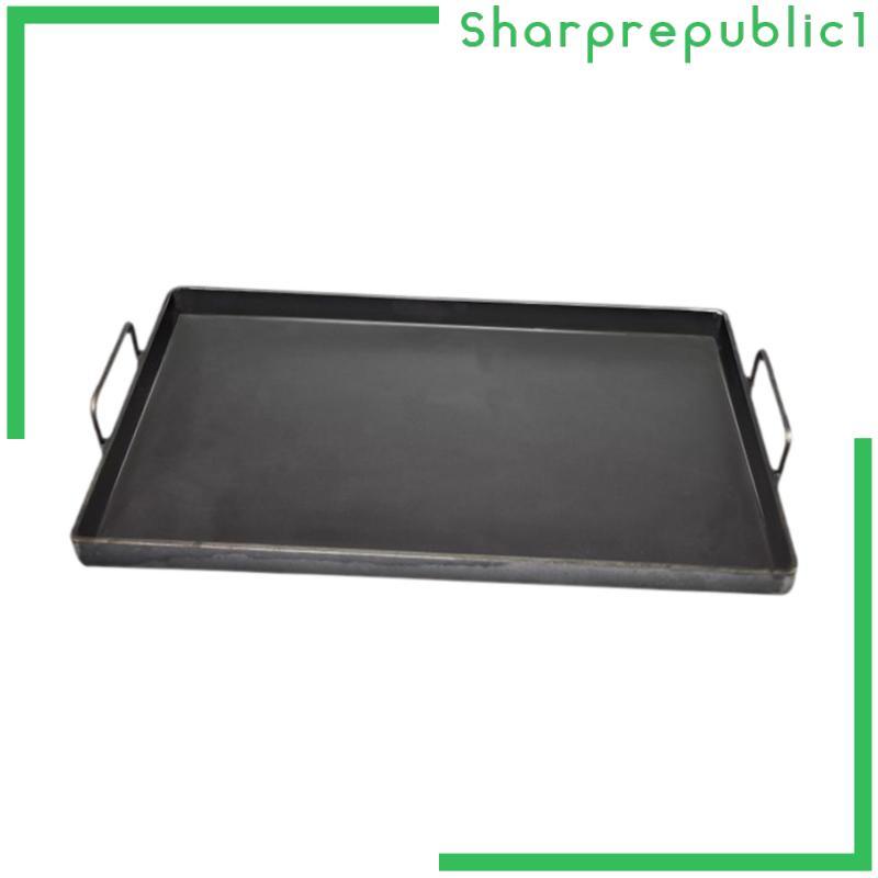 Flat Top Grill Plate BBQ Griddle Nấu ăn Skillet Pan Griddle Pan cho các bữa tiệc trong nhà