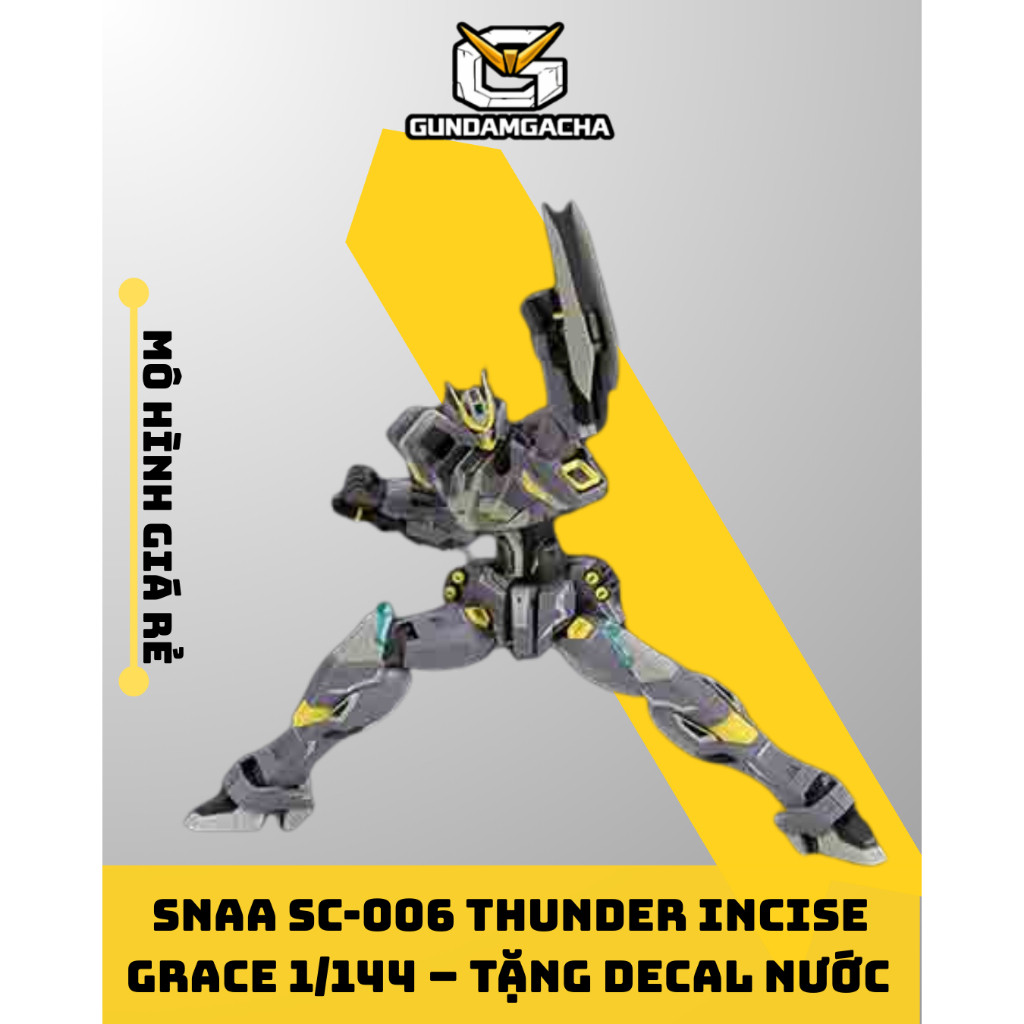 Mô Hình Lắp Ráp RG/BE 1/144 SC-006 Thunder Incise Grace – SNAA | Tặng Decal NướcPromax