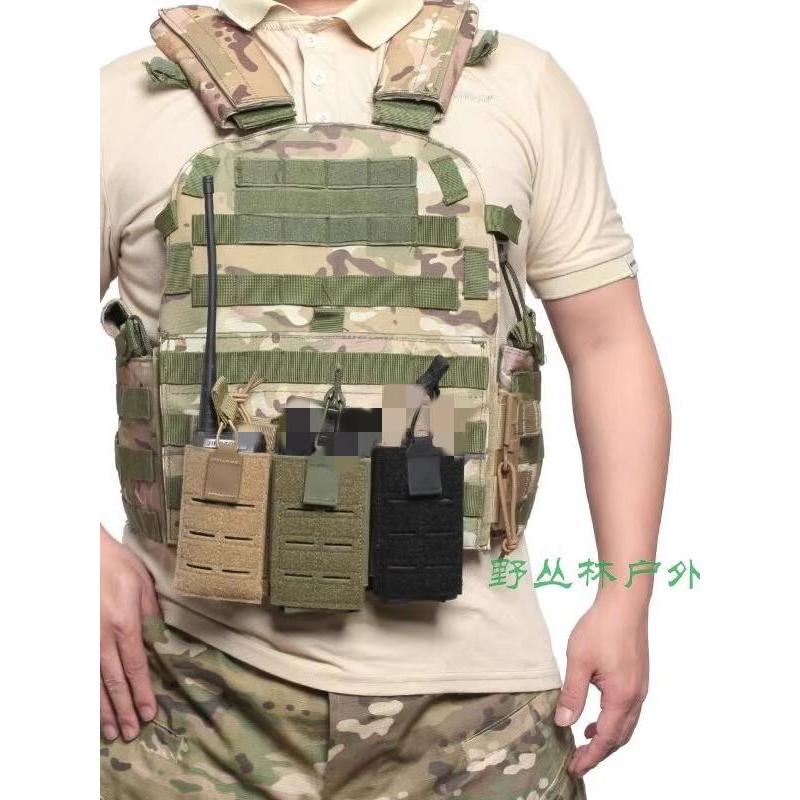 Spot Goods#Outdoor Tactical Portable molle Can be lifted1000D Single connection M4Pouch Molle Magazi