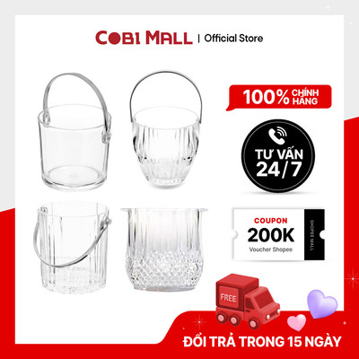 Xô Đựng Đá, Xô Ướp Lạnh Rượu, Bia Bằng Nhựa Cao Cấp, An Toàn Cho Sức Khỏe Nhiều Dung Tích - Cobi Home