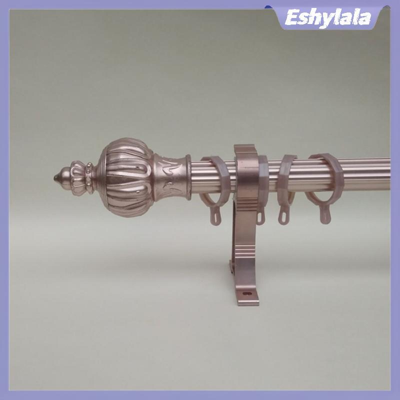 Eshylala 2 Chiếc Rèm Thanh Trang Trí Đầu La Mã Thanh Niêm Phong Thanh Rèm Trang Trí Cắm La Mã Đầu Th