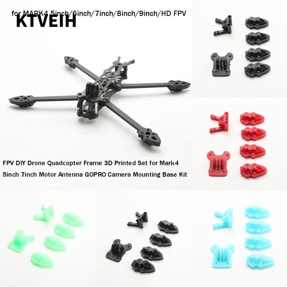 Khung Quadcopter Drone KTVEIH DIY, Bộ in 5 màu bằng nhựa, Bộ đế gắn FPV chất lượng cao cho Mark4 5 i