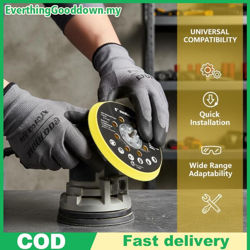 Ed 6 Inch 17 Lỗ Sander Baing Pad Cho Makita BO6030 BO6040 Cho Festool RO1 ES150 ET2 ES / ETS 150 Mài