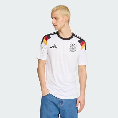 adidas Bóng đá Áo Đấu Cổ Vũ Sân Nhà Đội Tuyển Đức 26 Nam trắng JZ4556