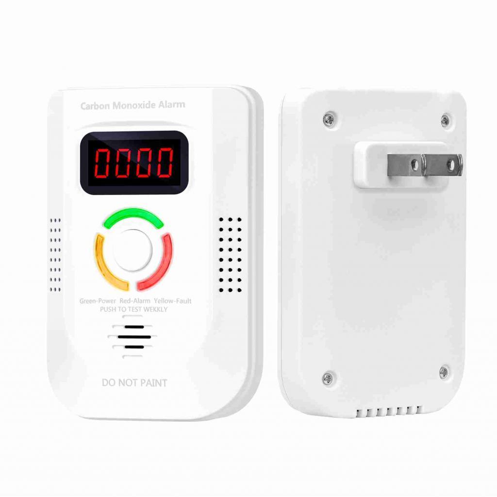 Scapth Carbon Monoxide Detector Cảm biến điện hóa Carbon Oxide Màn hình kỹ thuật số Đèn LED báo động